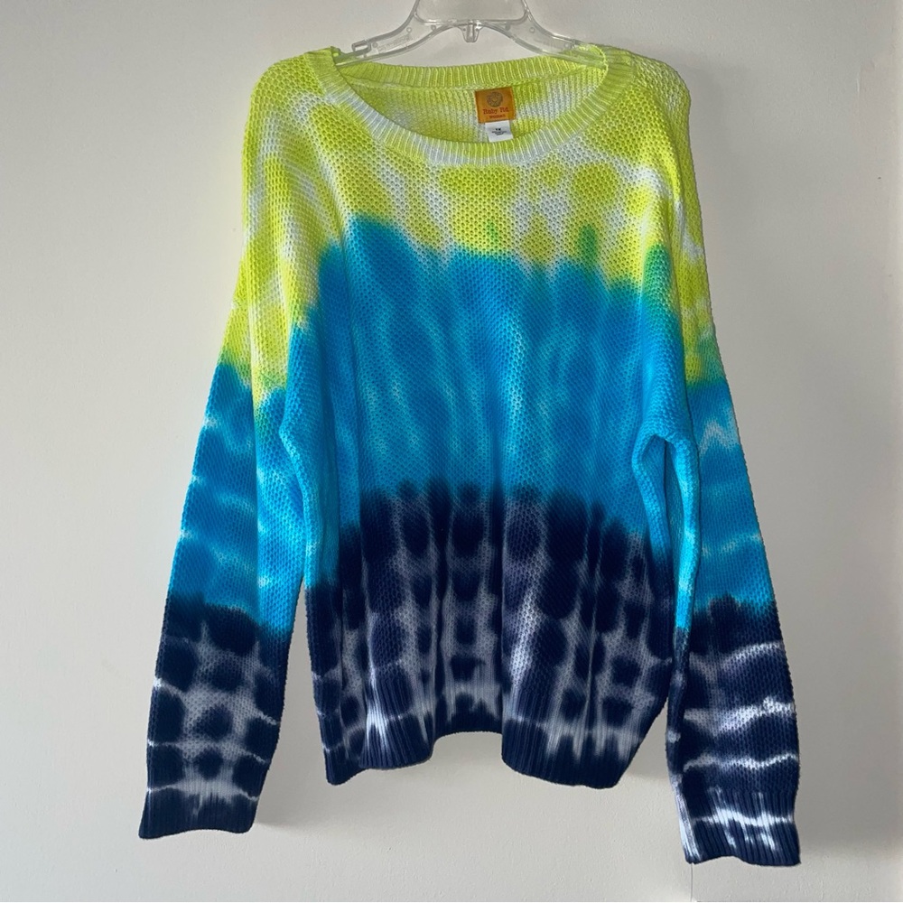 Ruby Road Colorful Tie-Dye Women's Sweater